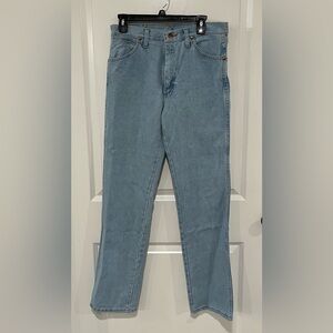 Men’s Wrangler Light Blue Denim Jeans